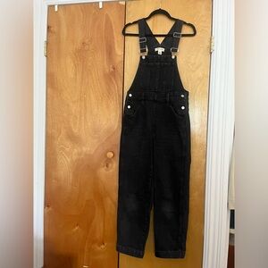 Madewell straight-leg overalls in lunar wash